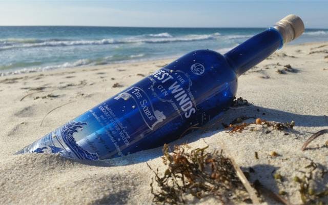 bottle beach westwinds gin