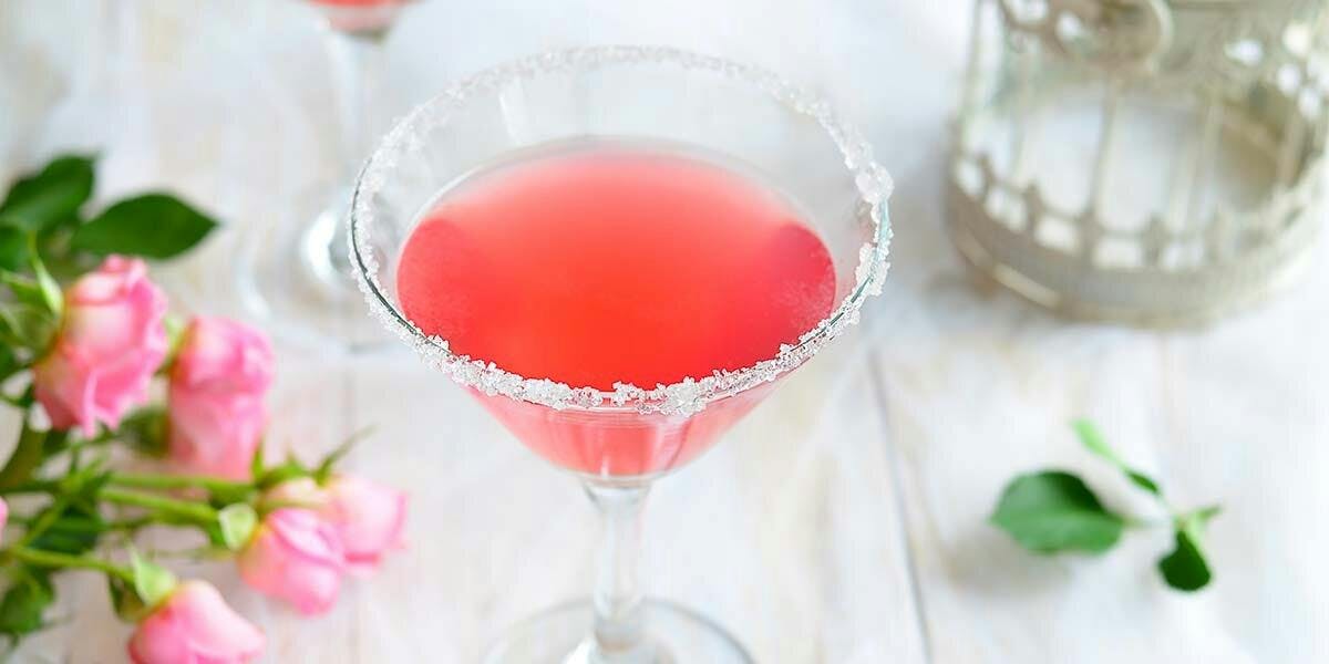 This rose and campari gin cocktail will bring a blush to your cheeks this Valentine's Day!