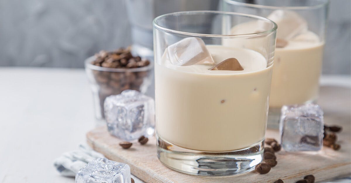 This gin-laced Salted Caramel White Russian recipe is delicious! 