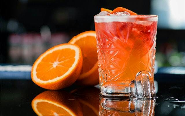 A cherry Negroni - get the recipe &gt;&gt;
