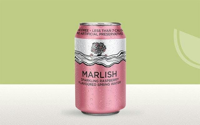 Marlish Sparkling Raspberry Spring Water