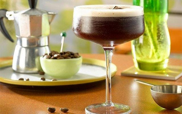 Gin Espresso Martini cocktail