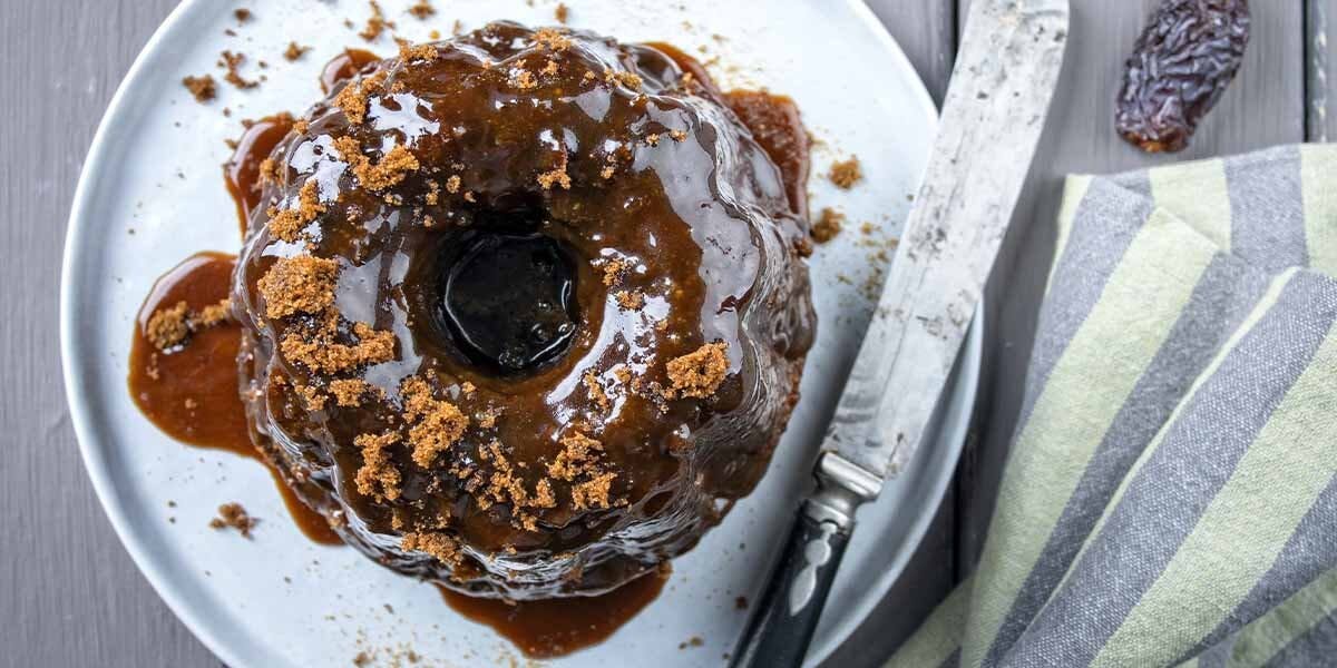 Warm up with our Orange & Gin Sticky Toffee Pudding!   