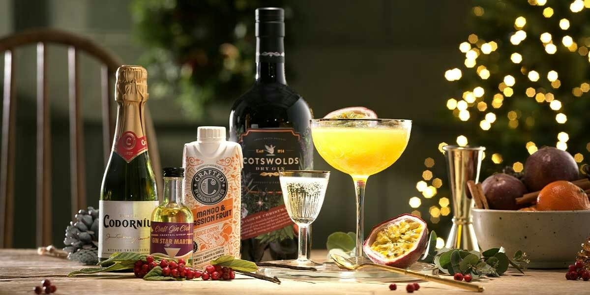 Get the Christmas festivities started with our fruity Gin Star Martini!