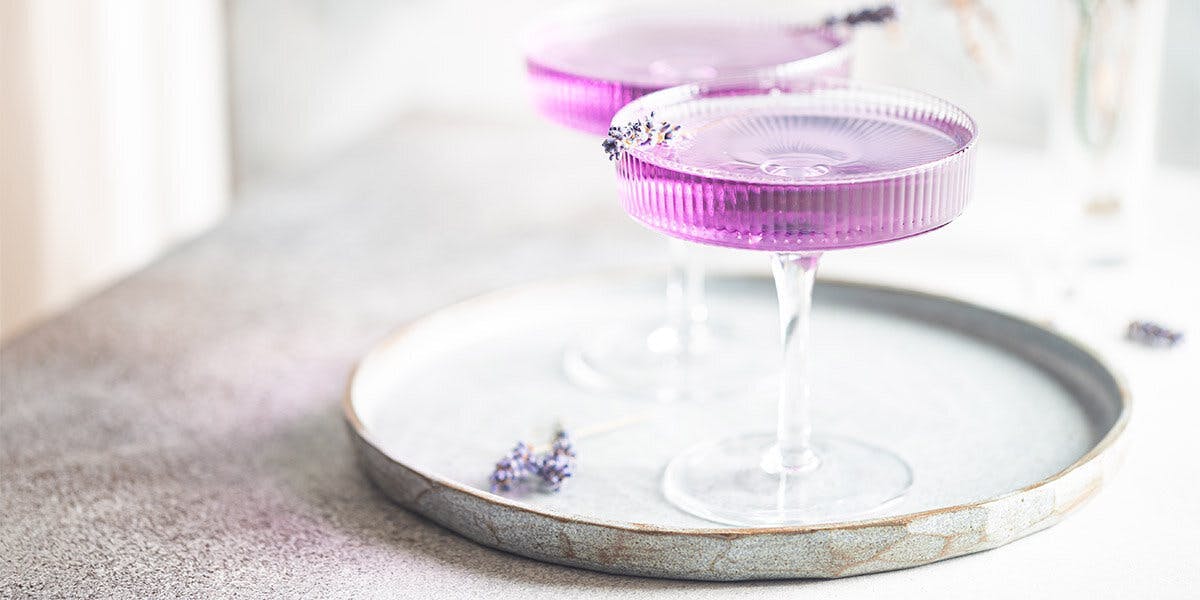 A Flower Power Martini is an easy showstopper for spring!