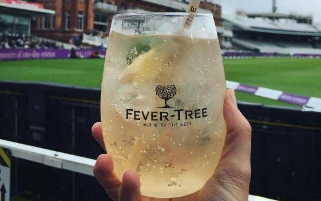 Fever tree vermouth and tonic at the cricket