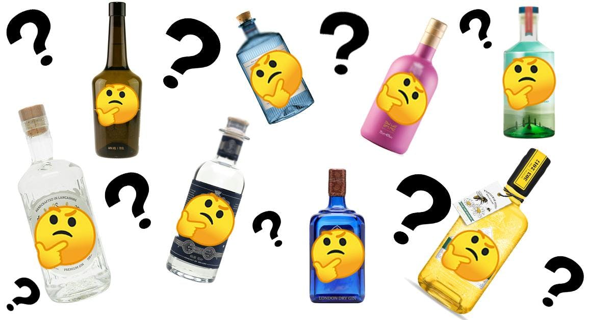 Can you guess the gin brand from the bottle?