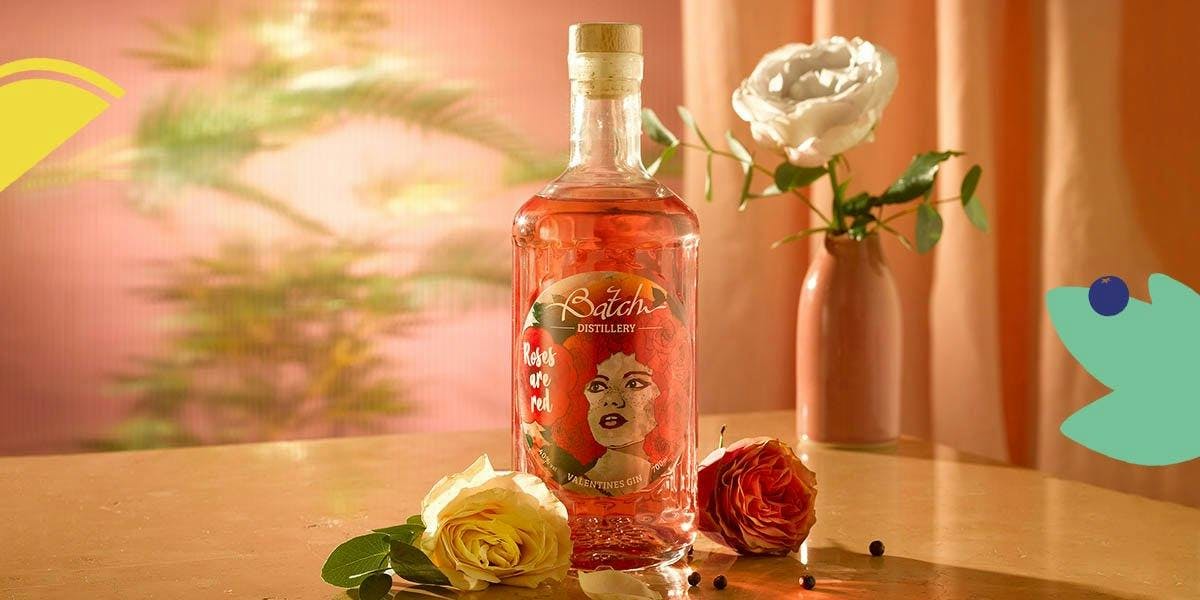 Introducing Batch Roses Are Red Gin! The perfect pink gin for Valentine's Day... 