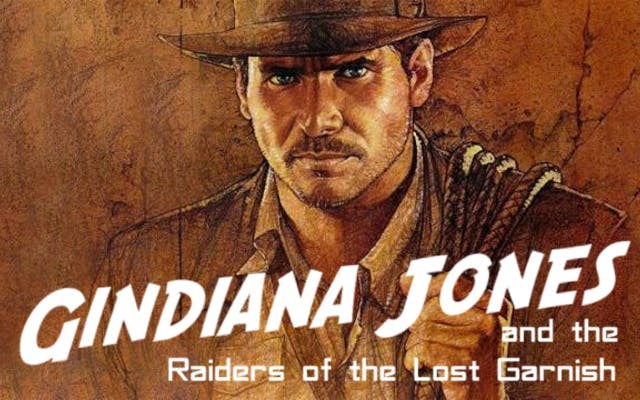 Indiana Jones gin parody