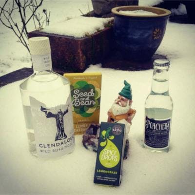 Glendalough gin and extras in January box