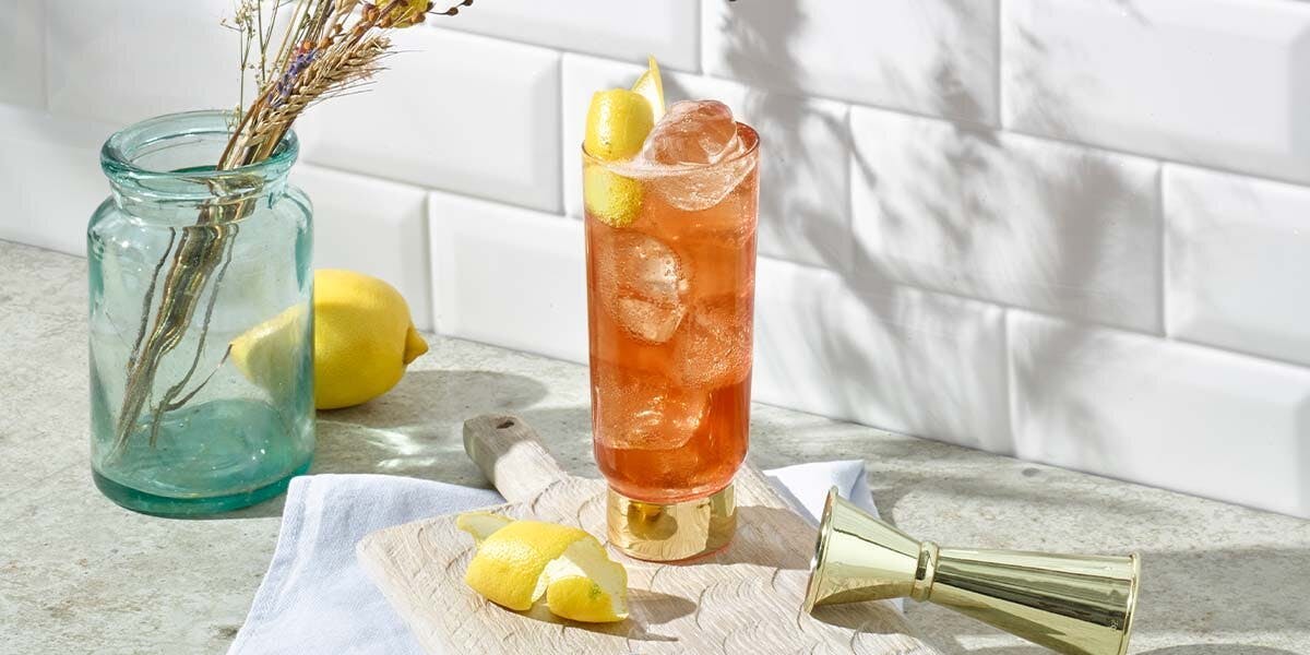 The Sloe Gin & Elderflower Collins: a simple-but-sophisticated cocktail to try this weekend