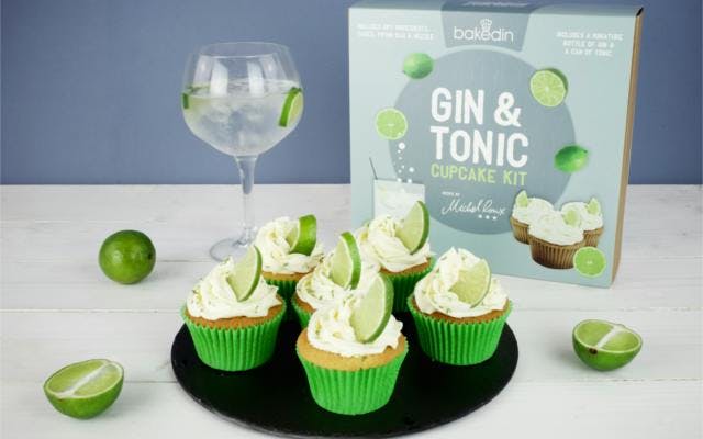 BakedIn Gin Tonic Cupcakes Baking Kit