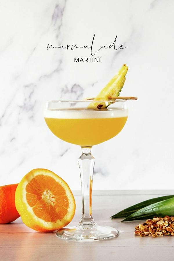 marmalade pineapple orange martini