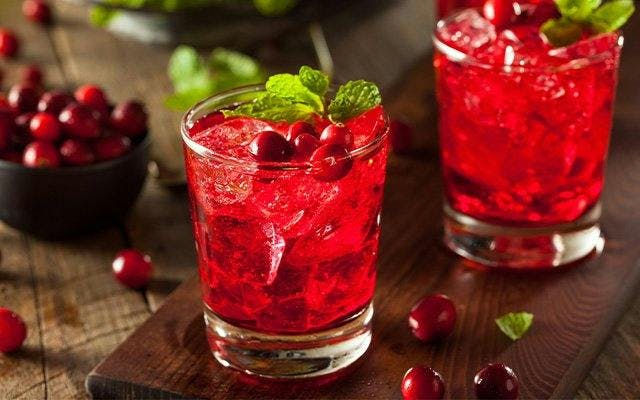 Non-vegan cocktail ingredient red colouring