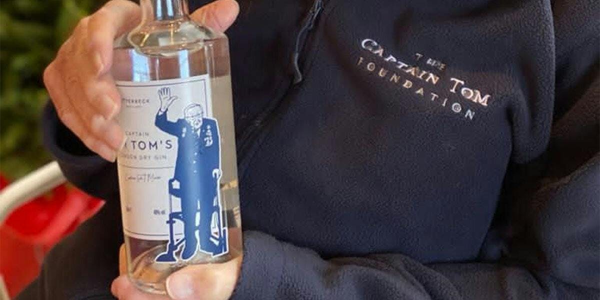 We Are Raising A Glass To Captain Tom This Remembrance Sunday - With His Very Own Gin!