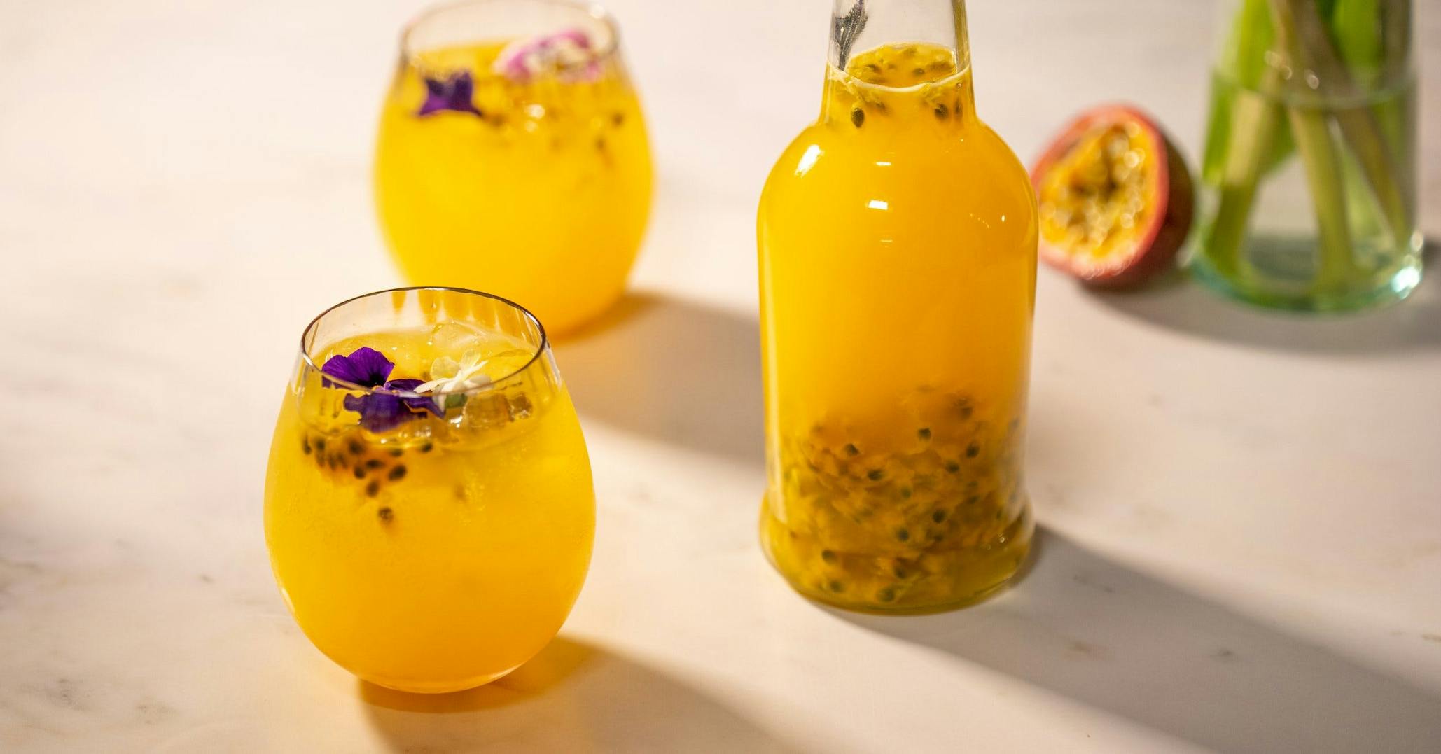 Here's how to make your own gorgeous passion fruit gin at home