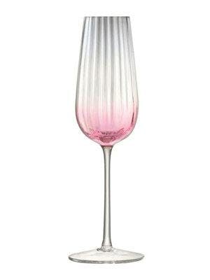 Dusk pink drinking glasses for champagne
