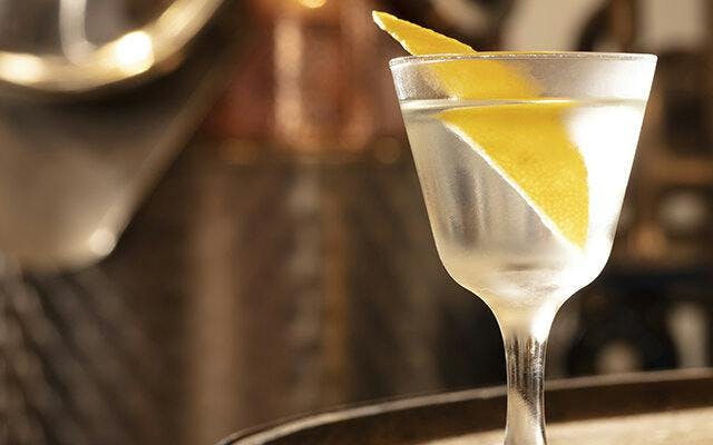 Smoky Martini Scotch and Gin