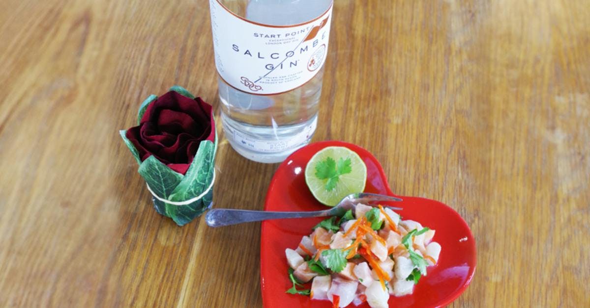 This gin-drenched, zesty ceviche is a taste of the ocean