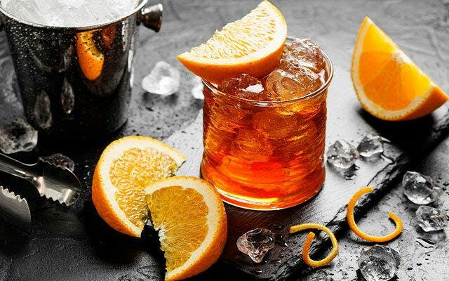 Orange Negroni cocktail recipe