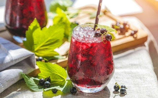 How to serve blackcurrant gin