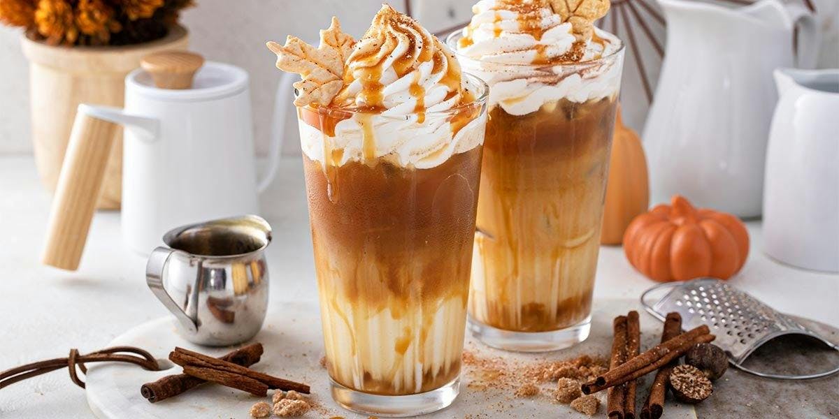 We have added gin to this creamy vanilla caramel iced latte recipe and it is divine!