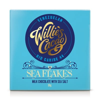 Willie's Cacao Milk Chocolate with Sea Salt Flakes