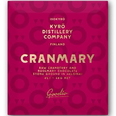 Goodio X Kyrö Distillery Company Cranmary Chocolate
