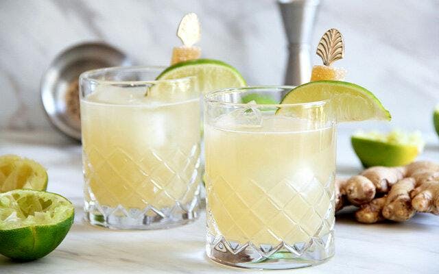 Ginger & Lime Gin Mule cocktail