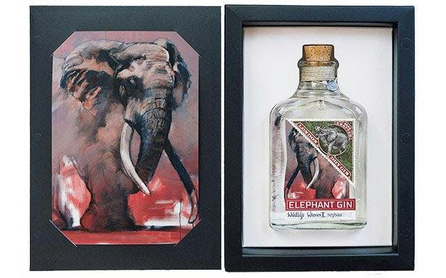 Elephant Wildlife Warrier II gin gift set