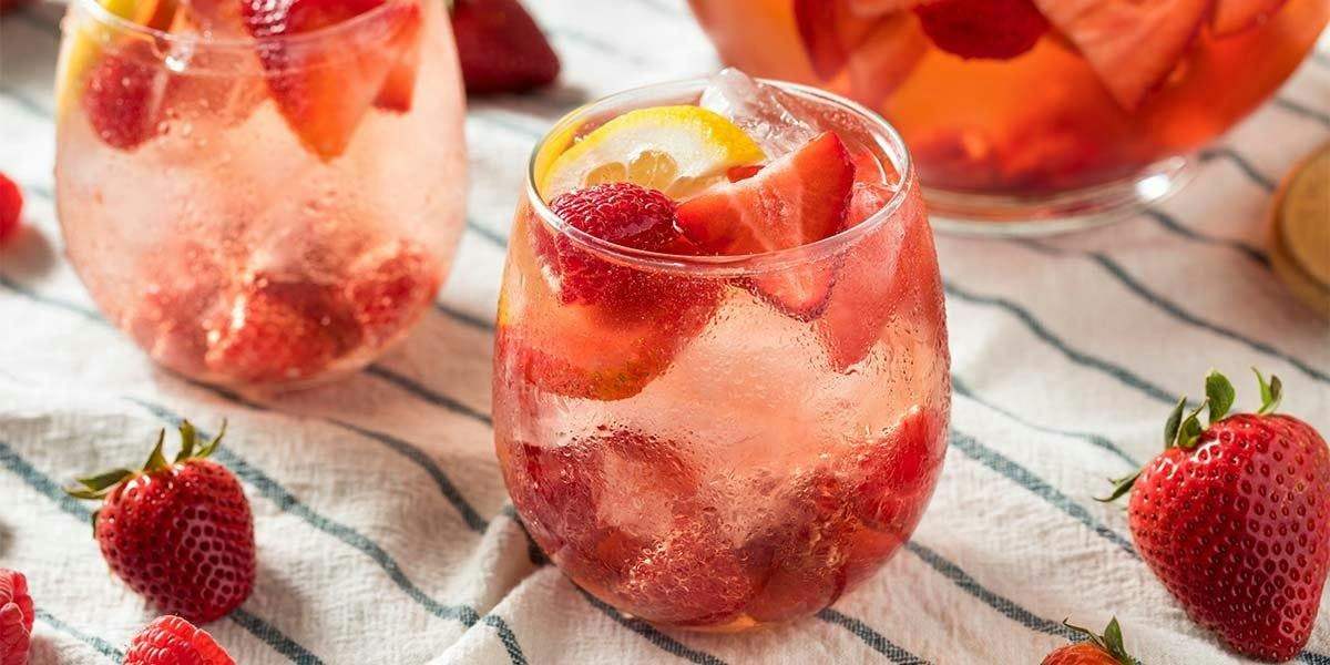 Mixing pink gin and Old Mout Strawberry & Apple cider, this punch is our kind of fruit cocktail!  