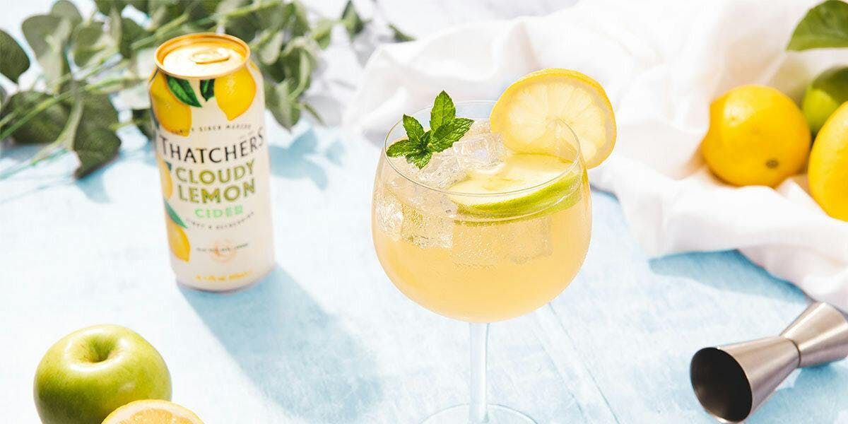 Cider and gin make the perfect pair in this amazing summer cocktail!