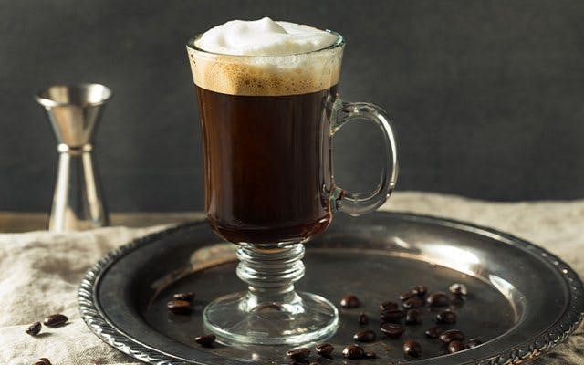 Irish Coffee whiskey cocktail recipe