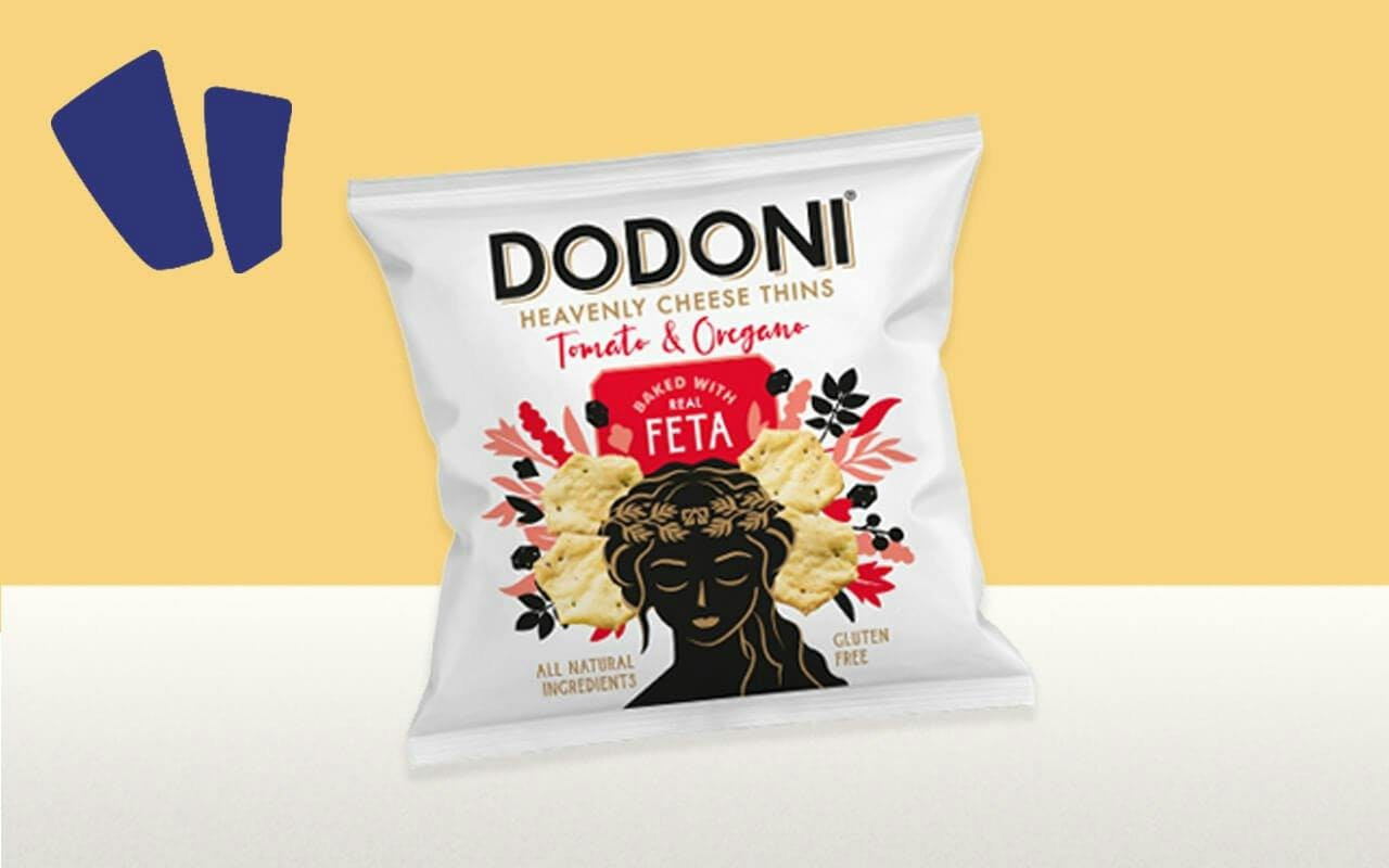 Dodoni Feta, Tomato & Oregano Heavenly Cheese Thins