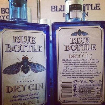 Blue Bottle Gin: The Ginsect from Guernsey