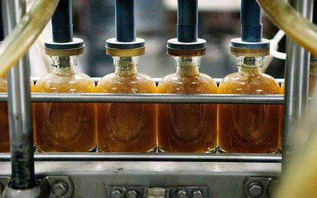 Whiskey bottling process