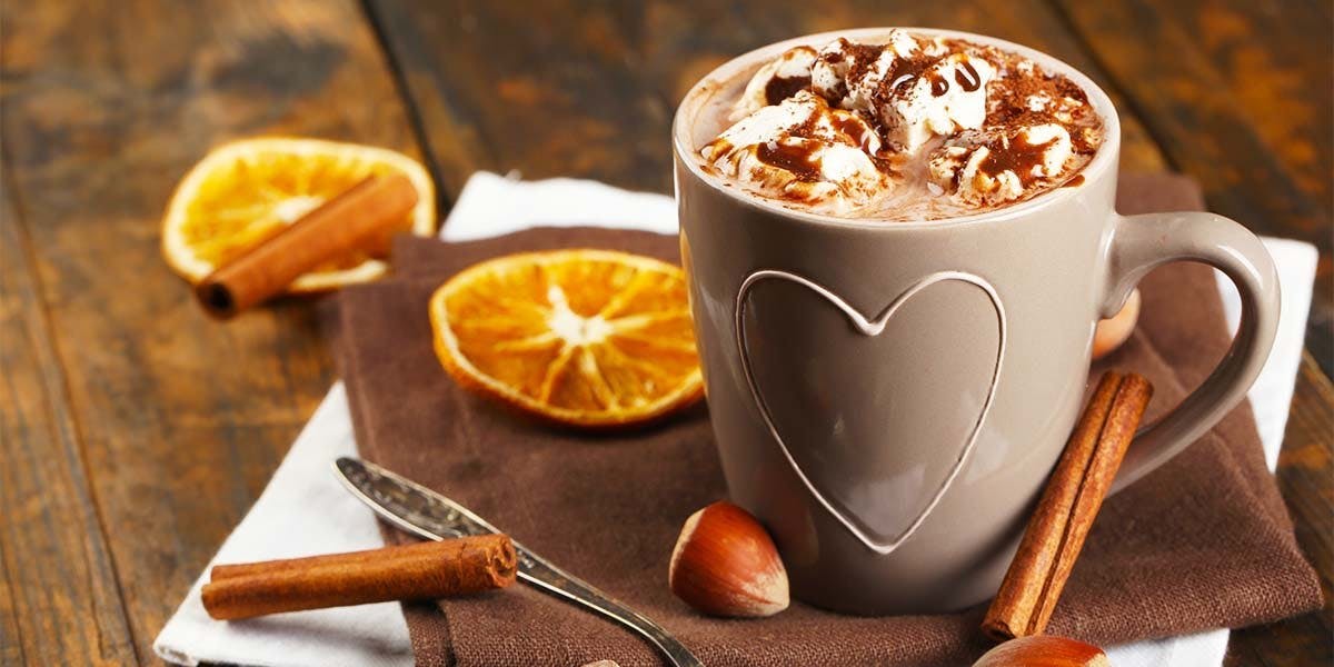 This ginny Jaffa Cake Hot Chocolate is our favourite kind of OTT!  