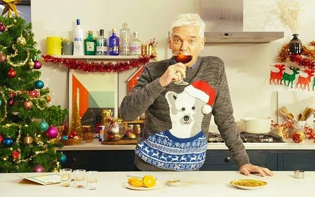 Phillip Schofield makes a flaming Christmas Pudding Martini! Watch the video &gt;&gt;