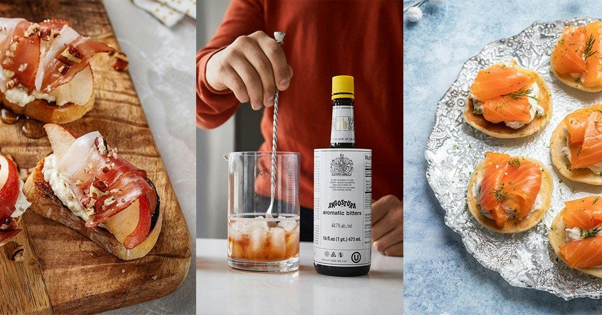Be the hostess with the mostess with these incredibly easy cocktail and canape pairings!