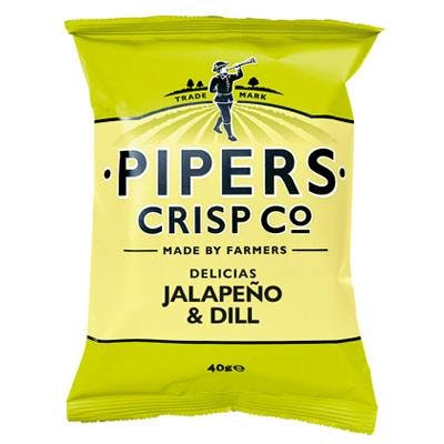 Pipers Crisps Jalapeno Dill