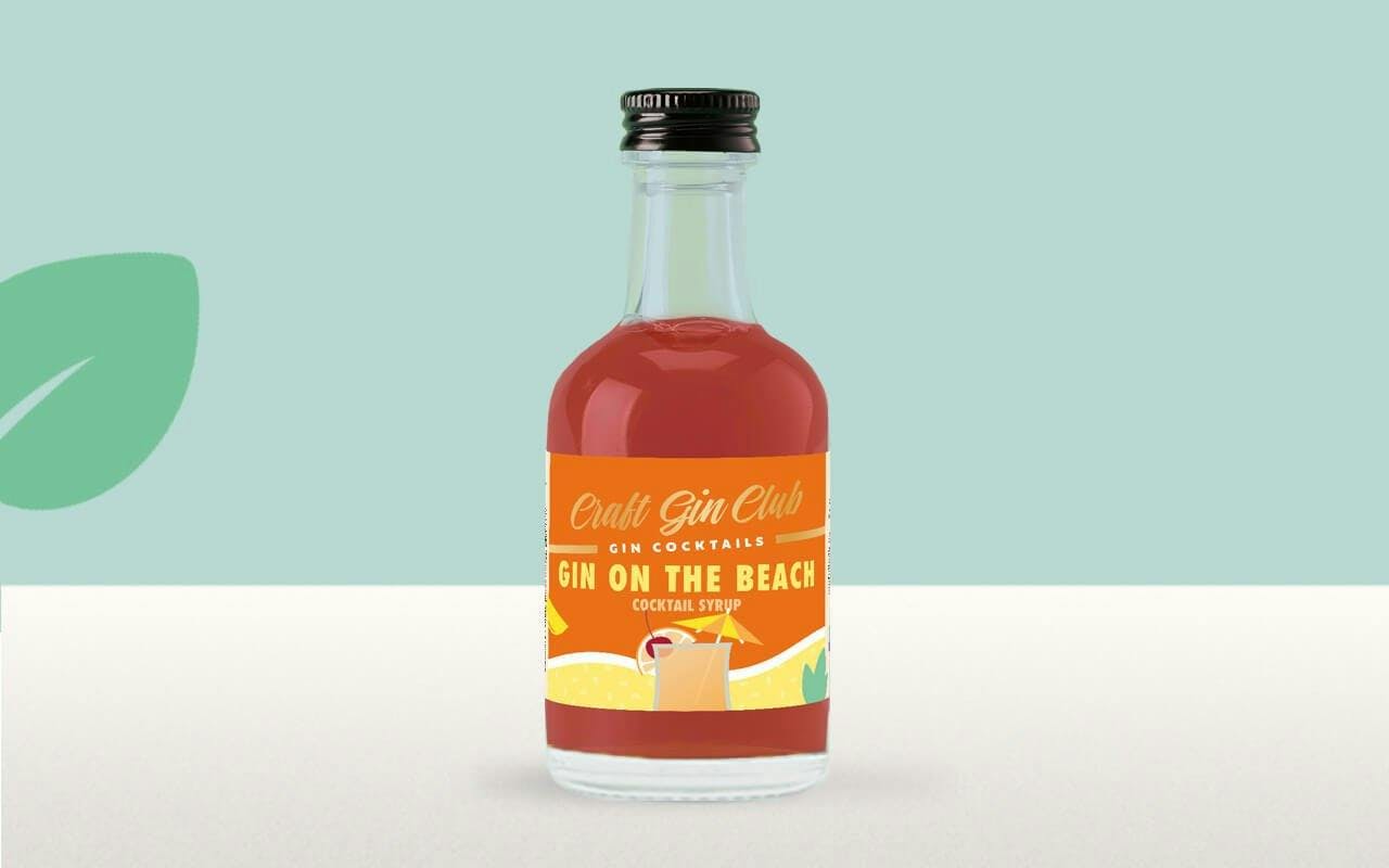 Gin on the Beach cocktail syrup