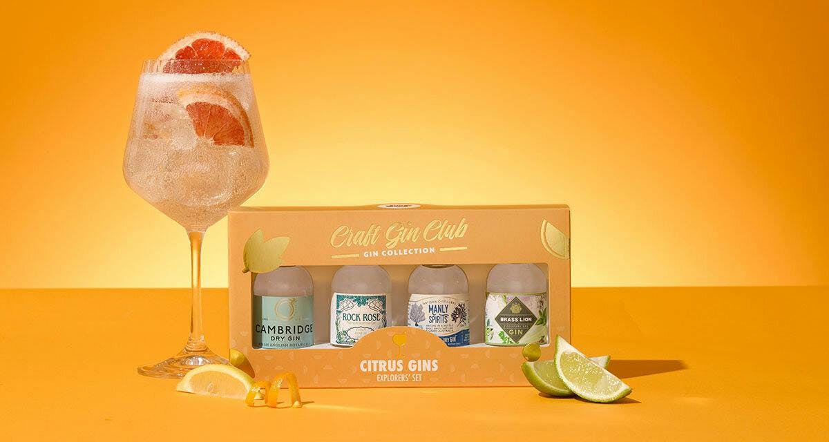 This miniature citrus gin set makes the perfect gin gift! 