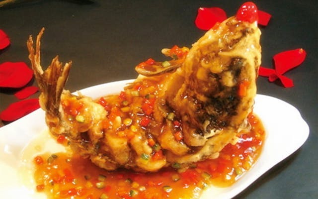 Sweet and sour carp from shangdong china
