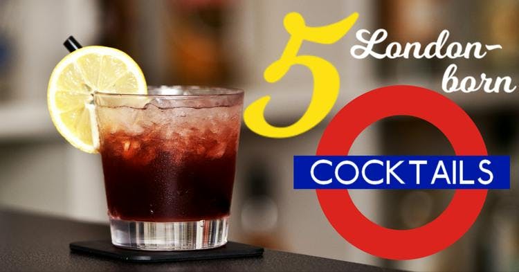 Famous London Gin Cocktails header