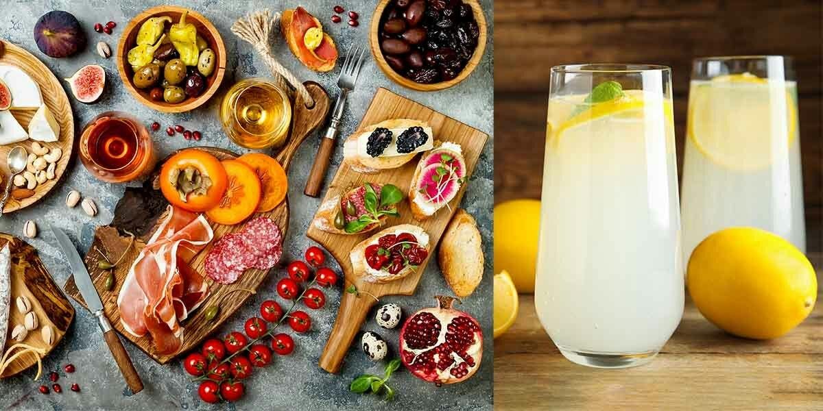 Three perfect gin cocktail and food pairings!