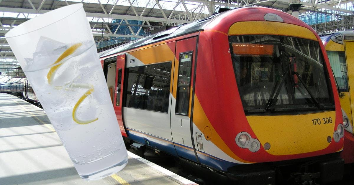 Is your train delayed? You can now get a FREE G&T! 