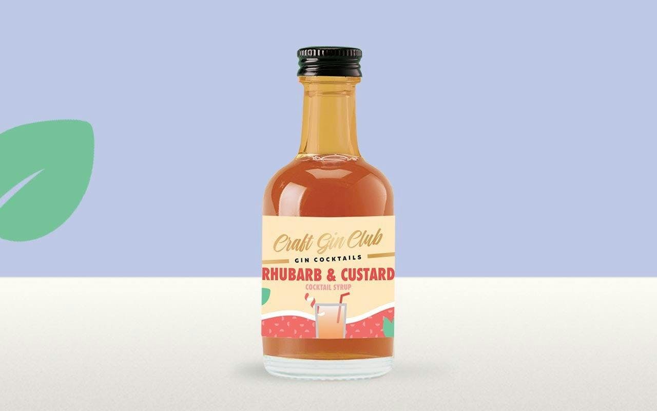 Rhubarb & Custard Cocktail Syrup