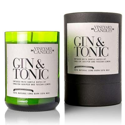 Gin Tonic Scented Candle Vineyard Candles