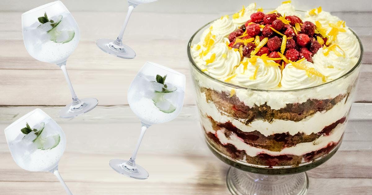 Up your boozy bake game with this gincredible trifle