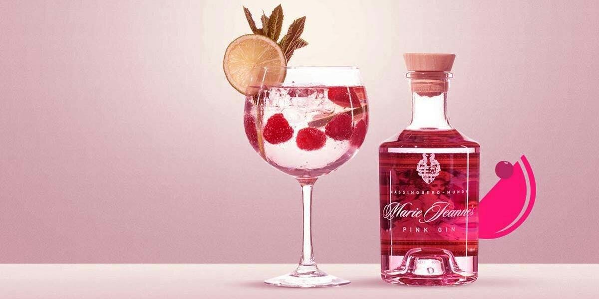 This blushing pink gin is the perfect balance between sweet and tart (just like its namesake!)